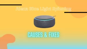 Alexa Blue Light Spinning
