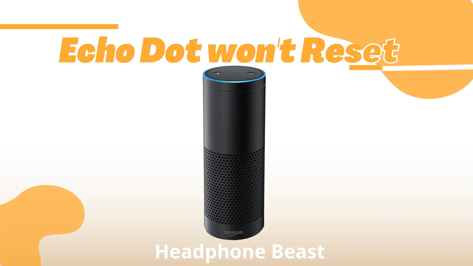 Echo Dot wont Reset
