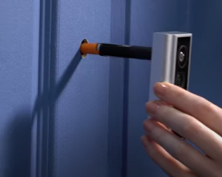 Install the Peephole Cam outdoor unit