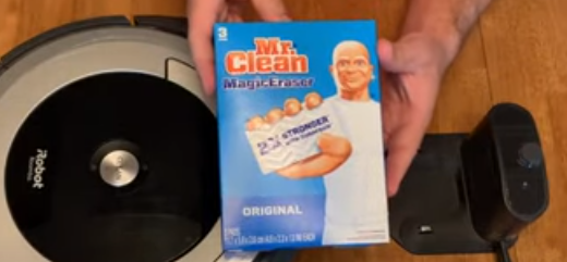 mr clean magic earaser by roomba