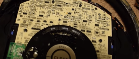 electric board corrosion in the Roomba board