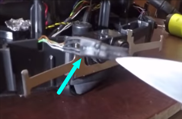 keep sensors together with shrink wrap in Roomba