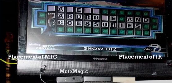 Mute Magic for muting tv commericals