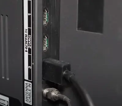 Check HDMI connection
