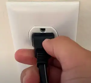 Unplug your Tv from wall